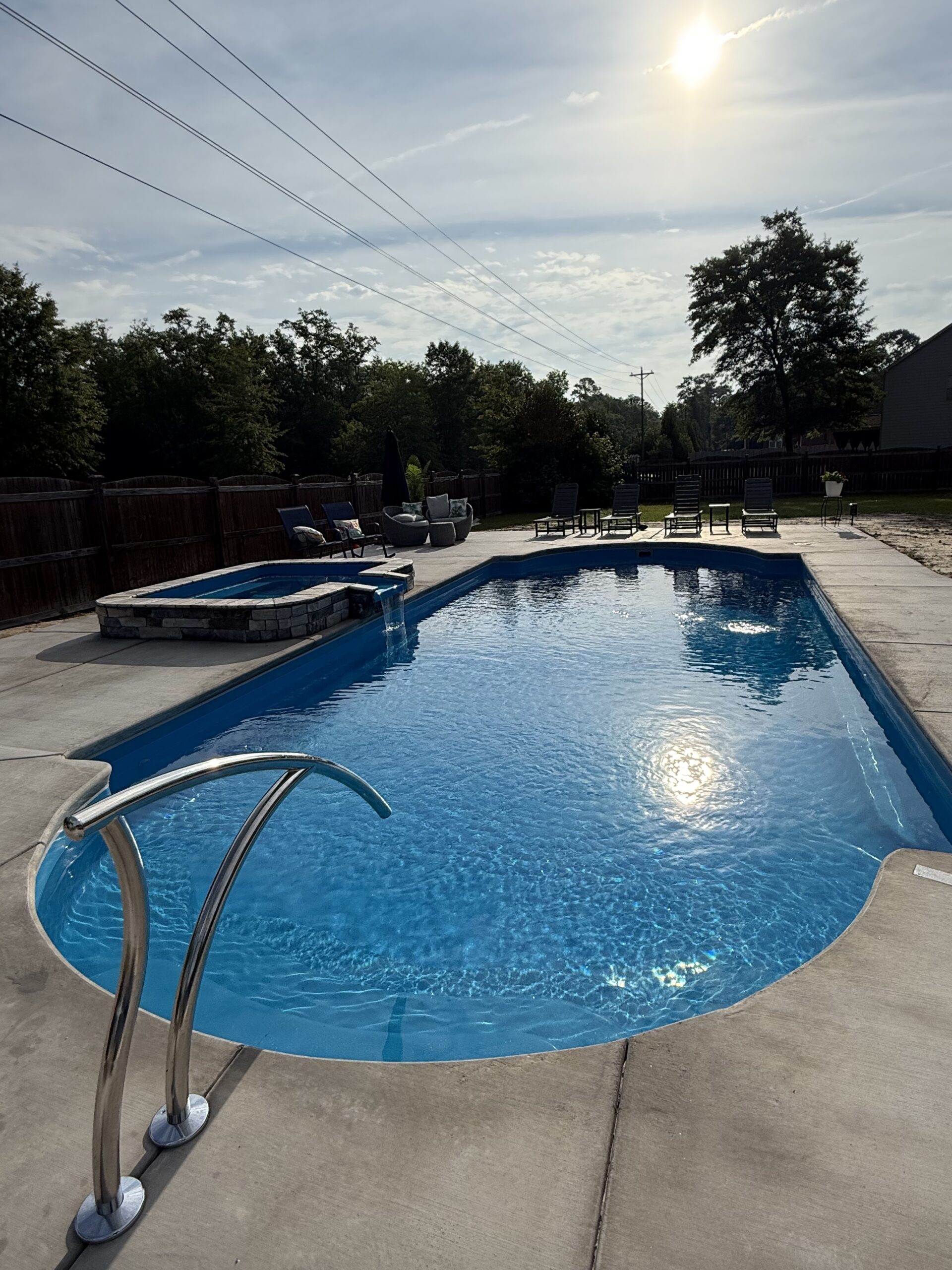 custom pools and spas